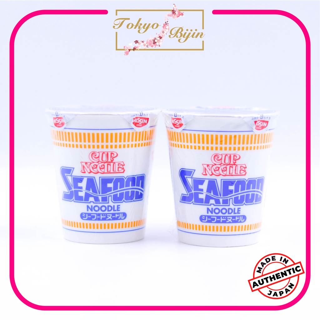 NISSIN CUP NOODLES SEAFOOD (75g x 2) | TOKYO BIJIN | Shopee Philippines
