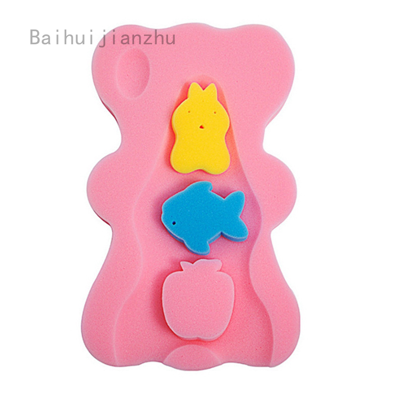 teddy sponge baby bather