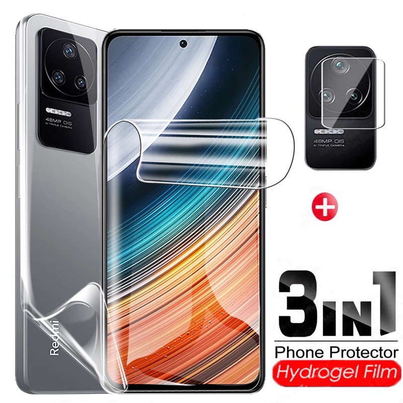 3in1 Front Back Full Cover Protection Hydrogel Film Xiaomi Poco F4 GT ...