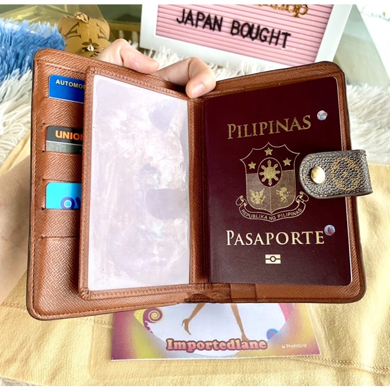 EUC LOUIS VUITTON LV MONO PAPIER ZIPPE ZIPPY BIFOLD PASSPORT WALLET ( w