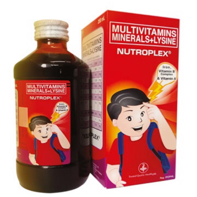 NUTROPLEX Syrup Multivitamins Minerals For KIDS 250 Ml NATASHA   62a4ab850e78eeb0d60cbd1994a8e1a4