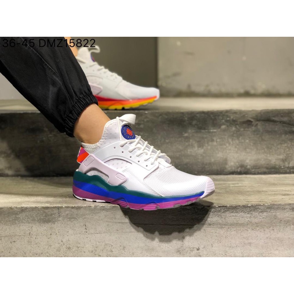 rainbow huarache shoes