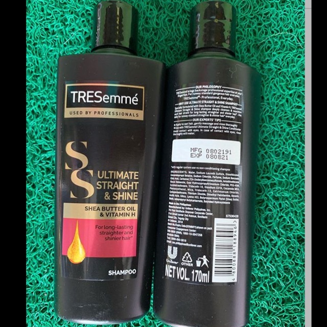 Tresemme Ultimate Straight Shine Shea Butter Vitamin H Shampoo