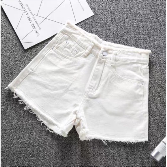 white short denim