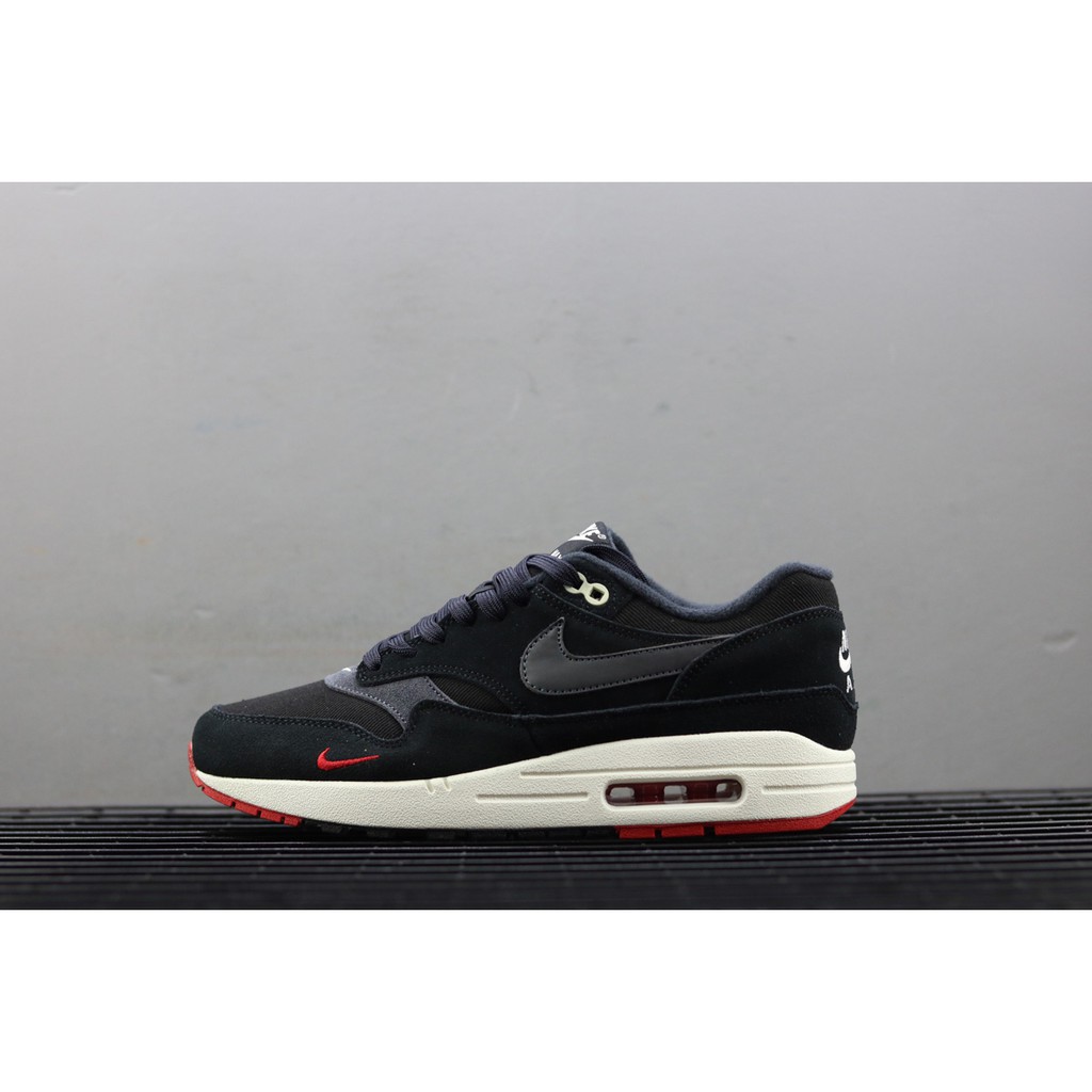 nike air max 1 grey black