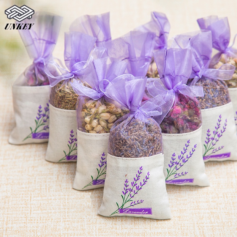 Dried flower bag Lavender Sachet Wardrobe car perfume aromatherapy