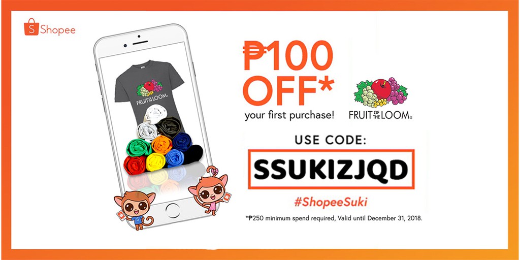 Fruit of the Loom, Online Shop Shopee Philippines