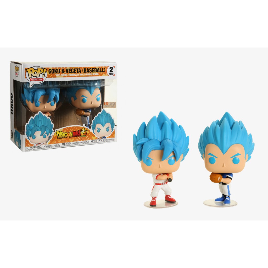 Dragon Ball Goku & Vegeta(Baseball) 2pack Box Lunch Exclusive Funko