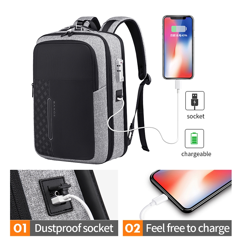 waterproof smart backpack