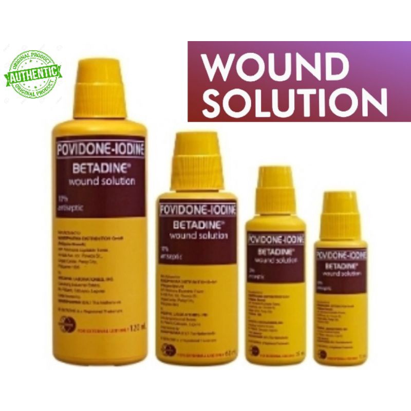BETADINE Wound Solution Shopee Philippines