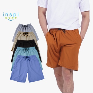 INSPI Training Taslan Shorts for Men Summer Korean Short for Women plus size Black Beach outfit
