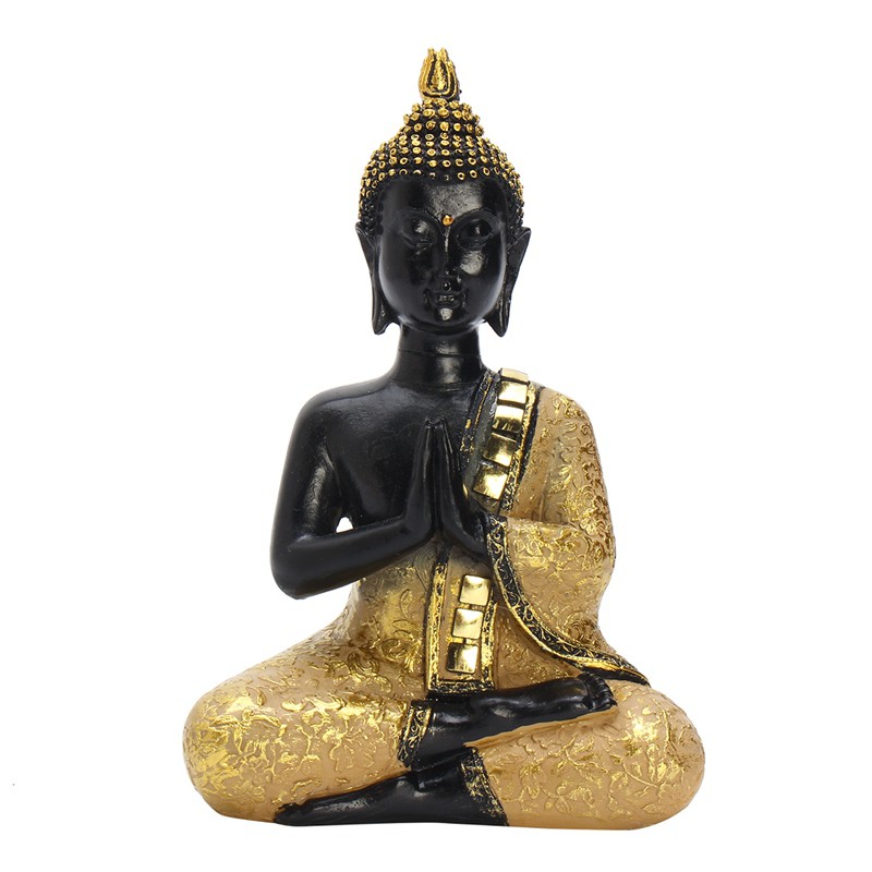 Thai Buddha Statue Praying Sitting Figurine Sculpture Shopee Philippines