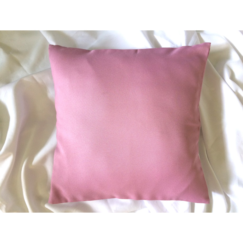 Sew Fab Plain Old Rose Throw Pillow Cover Shopee Philippines