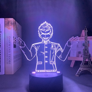 Danganronpa Night Light Kiyotaka Ishimaru Colors Changing Touch Remote Bedside Lamp Cool Gift for #5