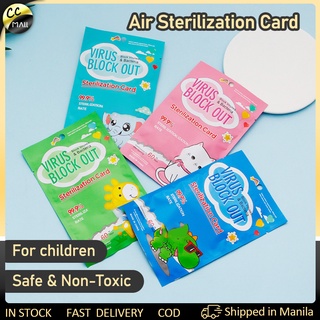 NEW Japan Portable Air Sterilization Card with Lanyard 30/60 Days Lasting for Adult and Kids