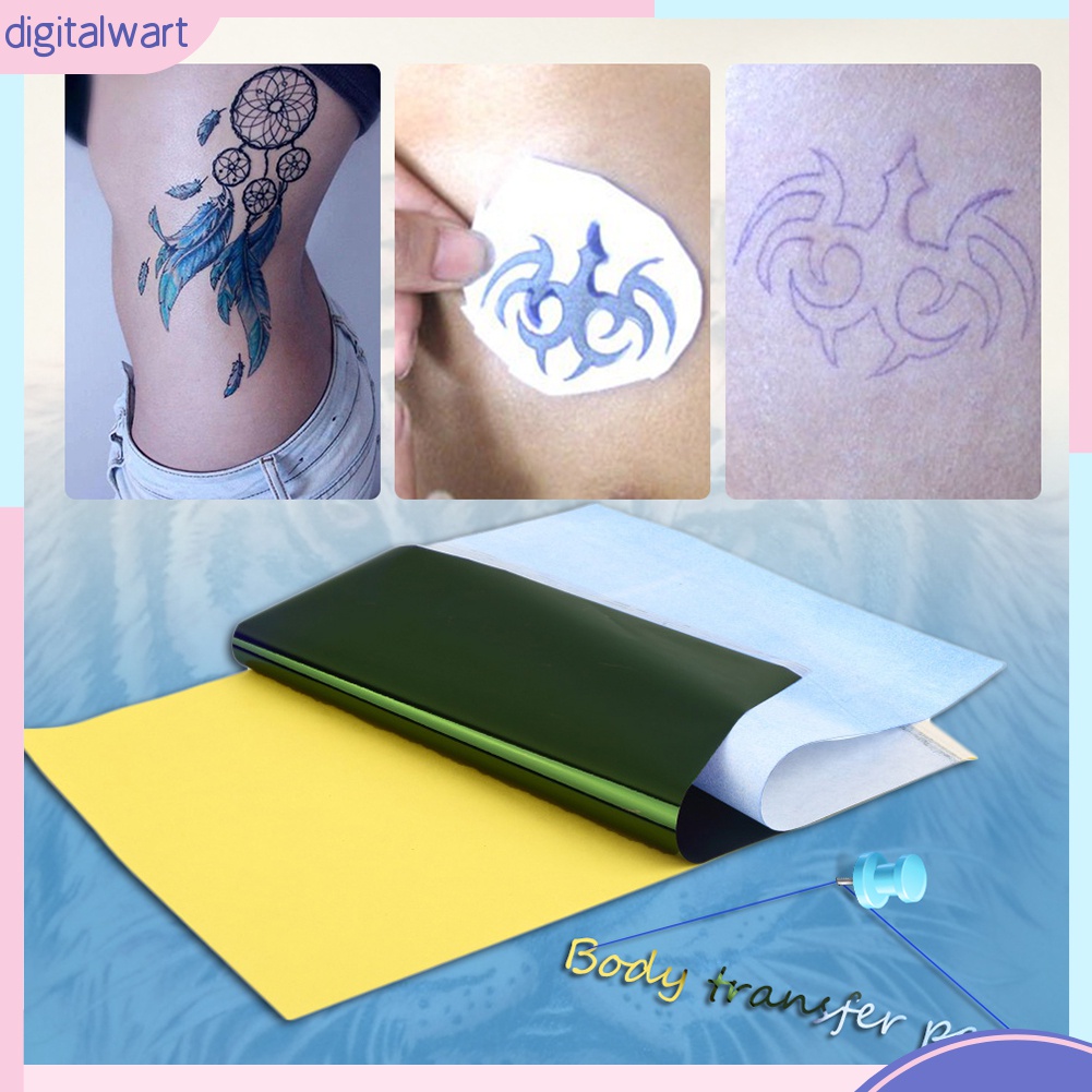 Dg10 Sheets Tattoo Stencil Transfer Paper Thermal Tracing Copy Body Art Supply Shopee Philippines