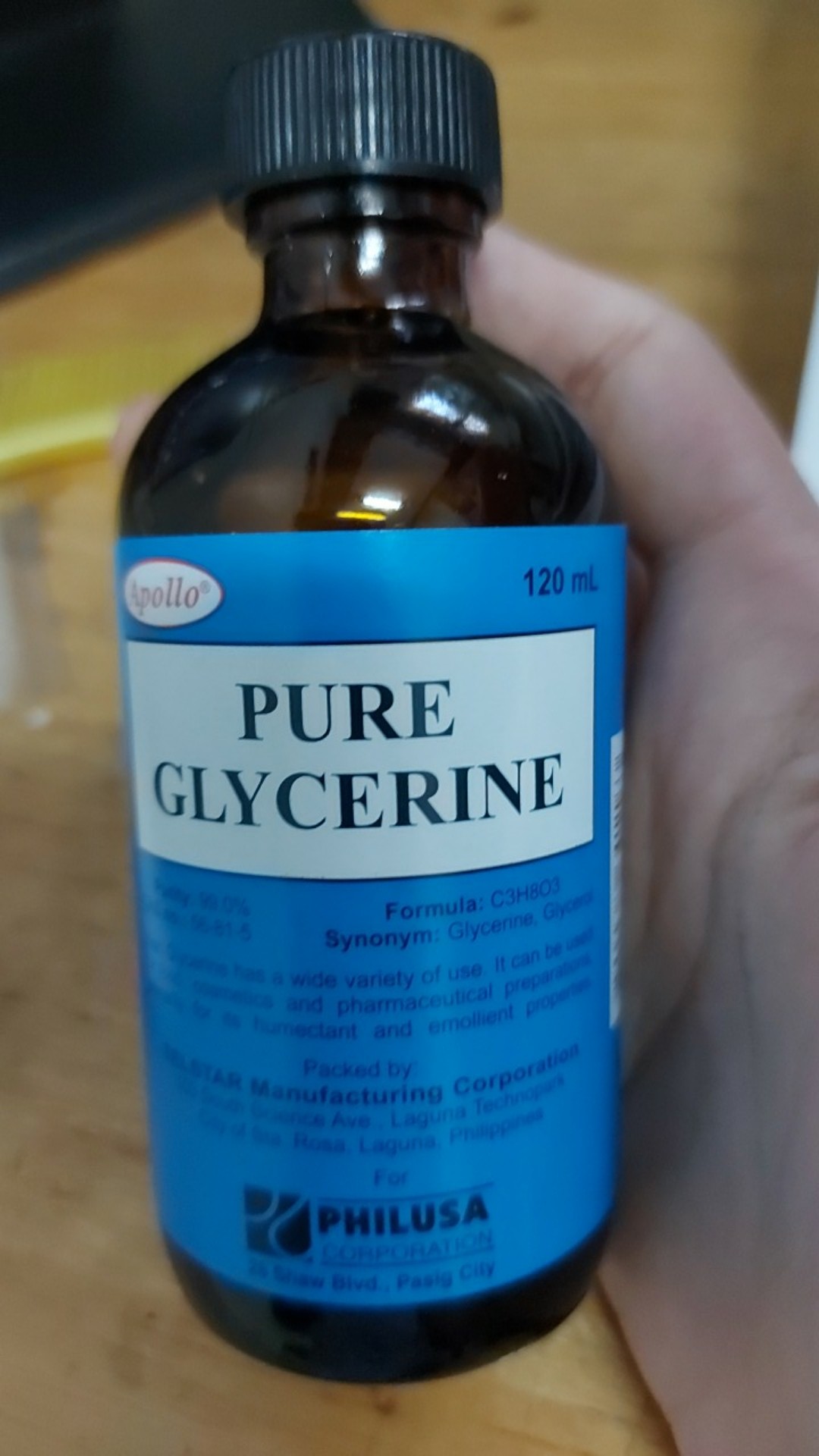 apollo pure glycerin