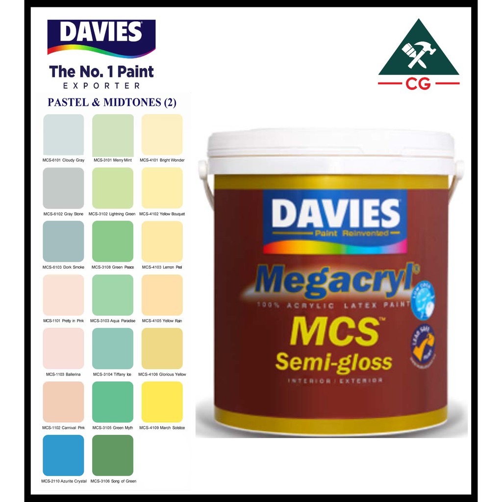 davies-4-liters-megacryl-pastel-and-midtones-semi-gloss-latex-paint