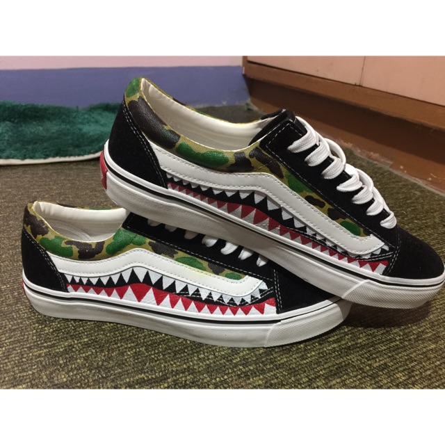 bape camo vans