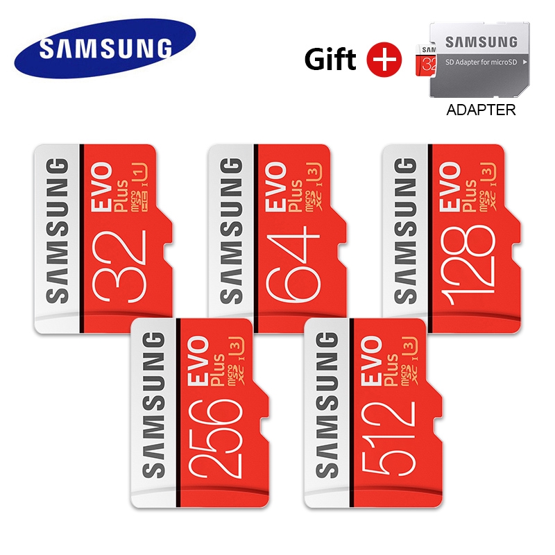 SAMSUNG Micro SD Memory Card 512GB 256GB 128GB 64GB SDXC Grade EVO Plus