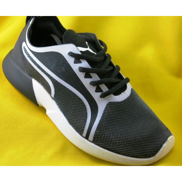 puma soft foam shoes black