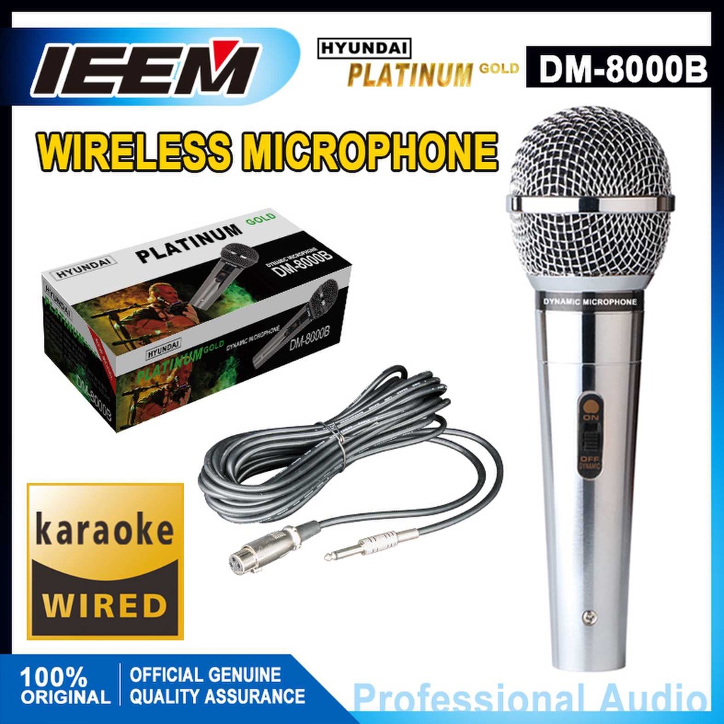 Hyundai Platinum DM-8000 Professional Microphone System=COD | Shopee ...