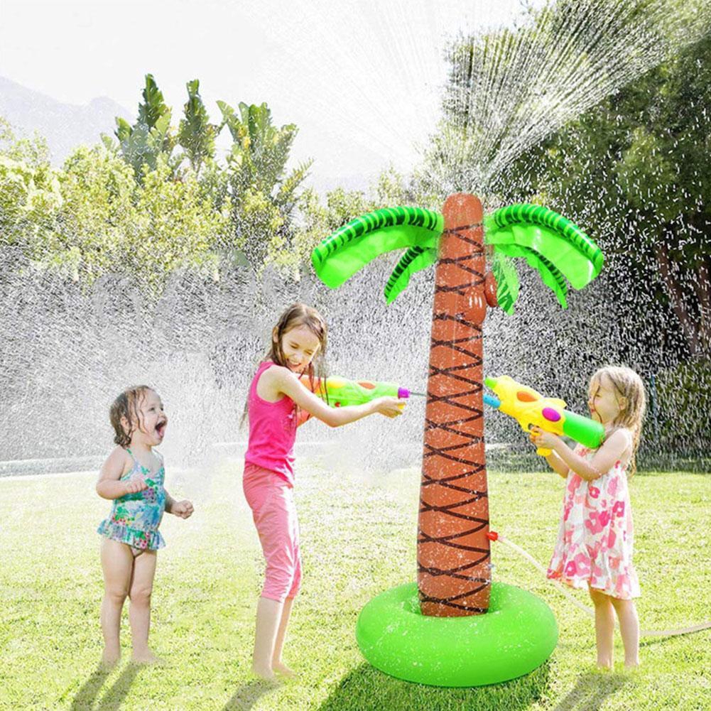 inflatable palm tree sprinkler