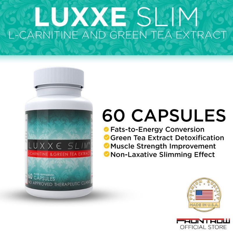 Luxxe Slim L-carnitine & Green Tea Extract | Shopee Philippines