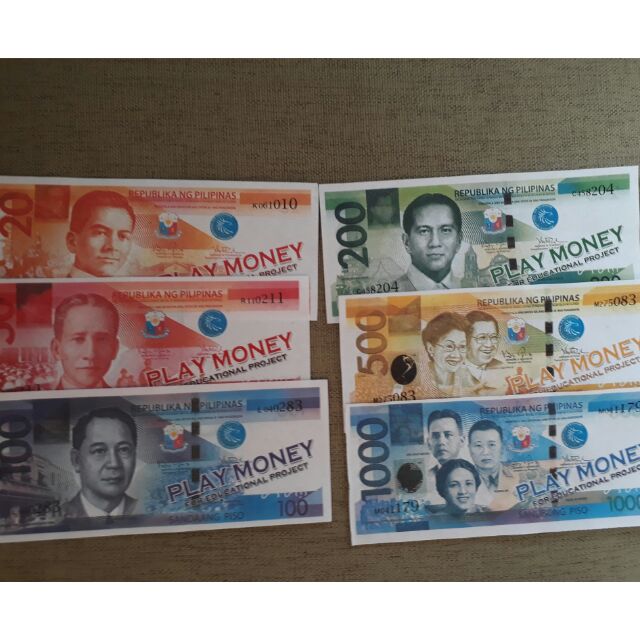 brand new philippine play money 24pcs shopee philippines