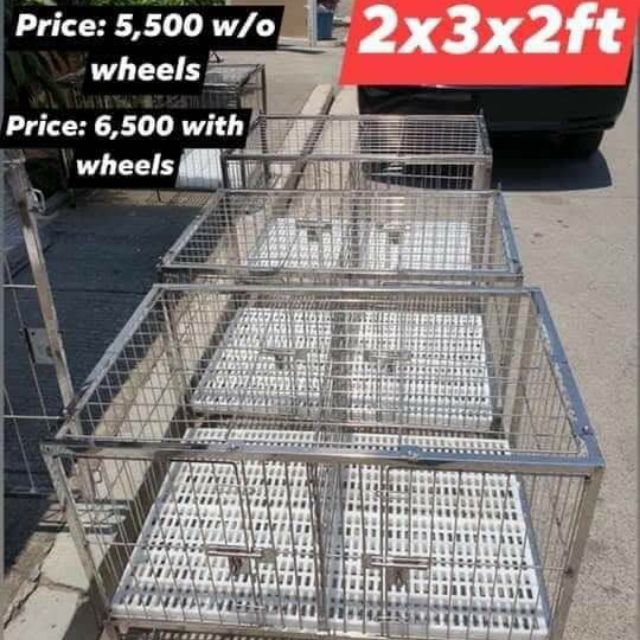 304 stainless dog cage 2x3x2ft Shopee Philippines