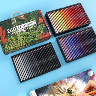 Brutfuner 260/520 Colors Professional Oil Color Pencils Set Sketch ...