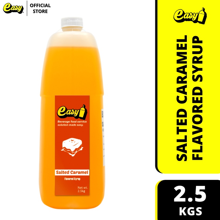EASY BRAND Salted Caramel Syrup 2.5kg Shopee Philippines