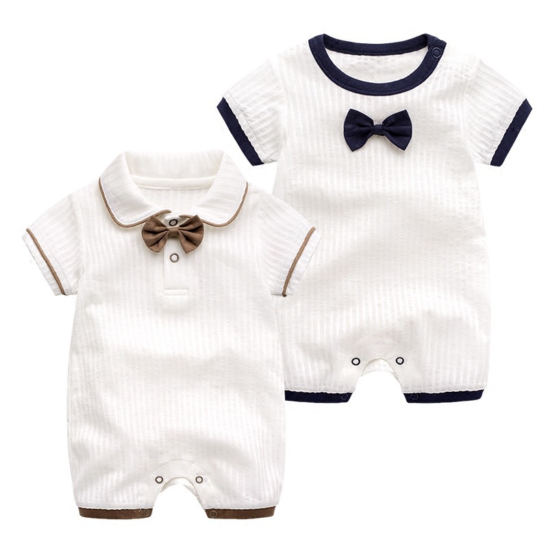 Newborn Cotton Baptismal White Bodysuits Christening Clothes for Binyag