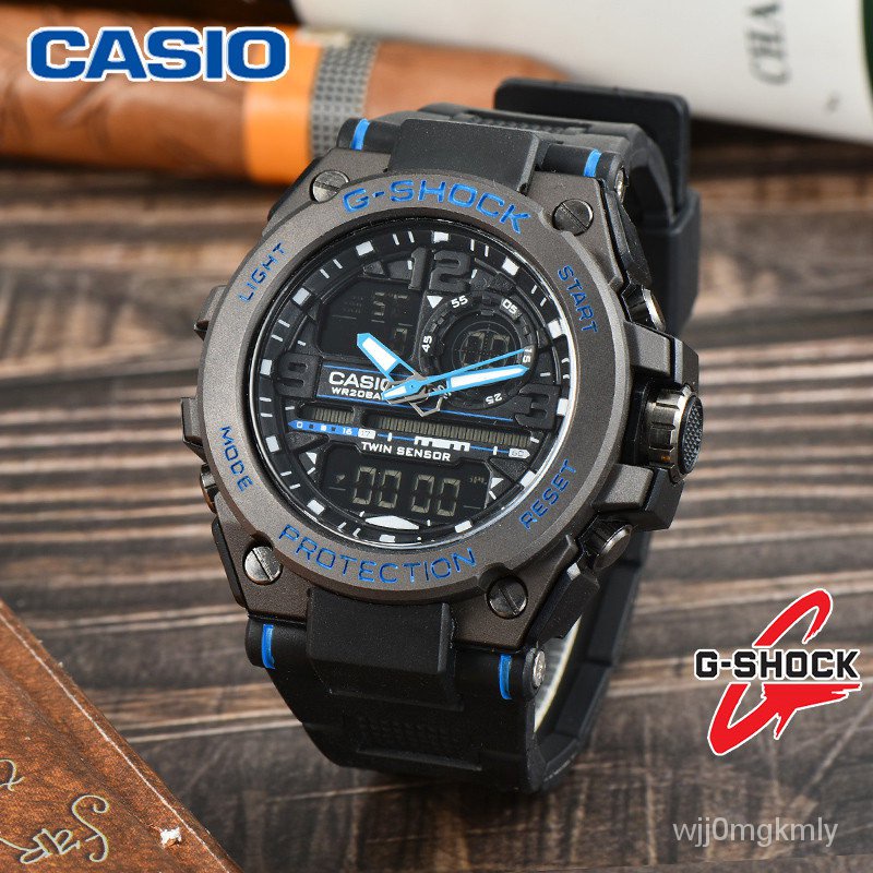 CASIO G Shock Watch For Men Original Dual Time OEM Date CASIO G Shock
