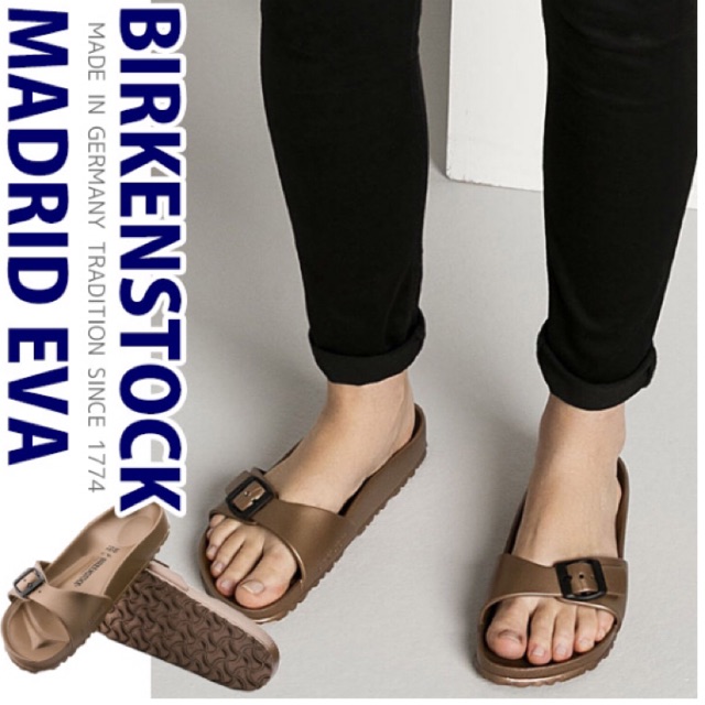 birkenstock madrid eva bronze