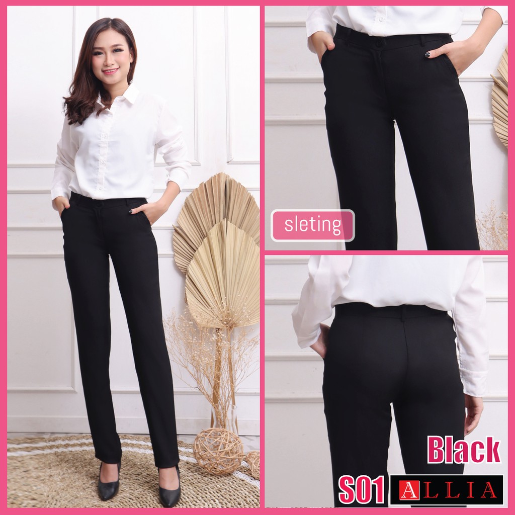 female black work pants