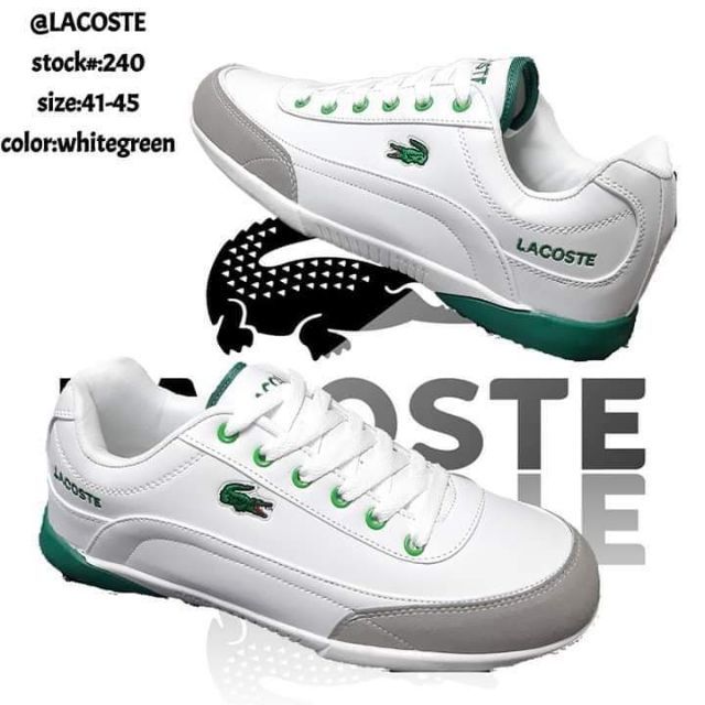 lacoste size 45