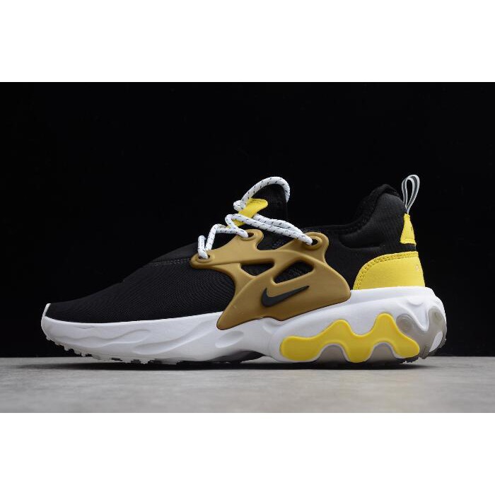 nike presto black yellow