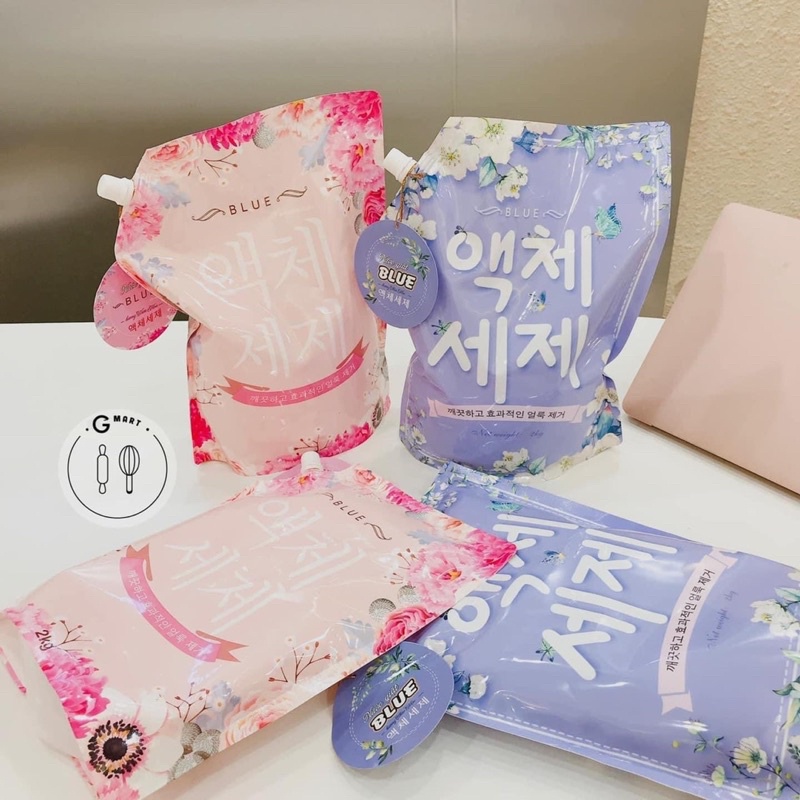 Genuine Korean Blue Laundry Detergent 2kg Shopee Philippines