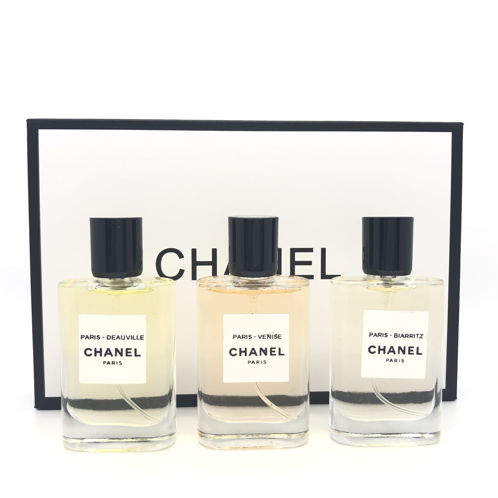 Chanel Paris Les Eaux de Chanel Deauville / Venise / Biarritz Natural  Perfume Spray Gift Set 3X50ML | Shopee Philippines
