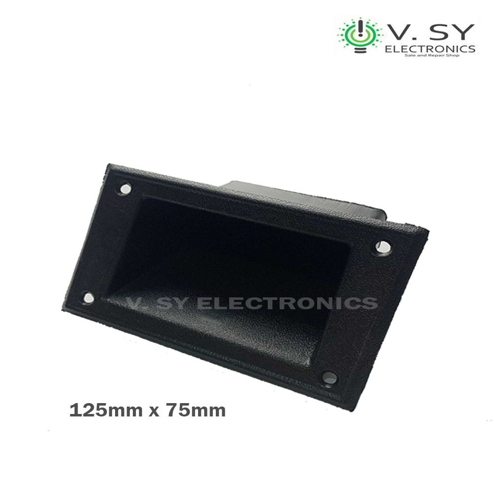 2pcs. Speaker Box Side Plastic Handle 4 Holes 125mm x 75mm from Crown