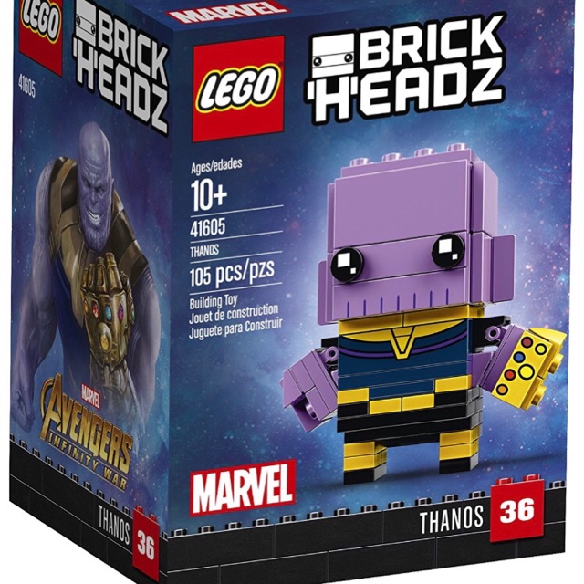 brickheadz lego thanos