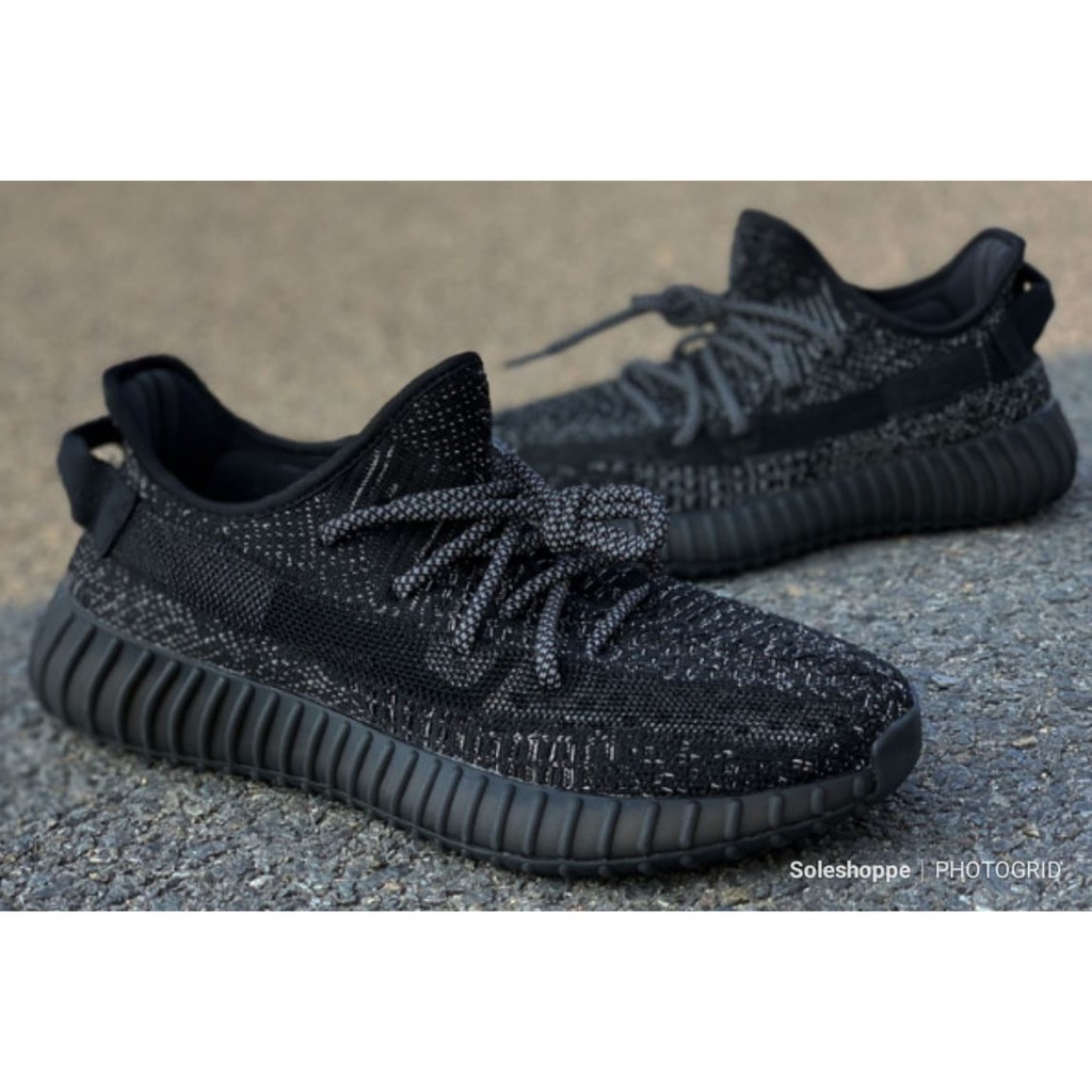 adidas yeezy boost 350 v2 black mens reflective