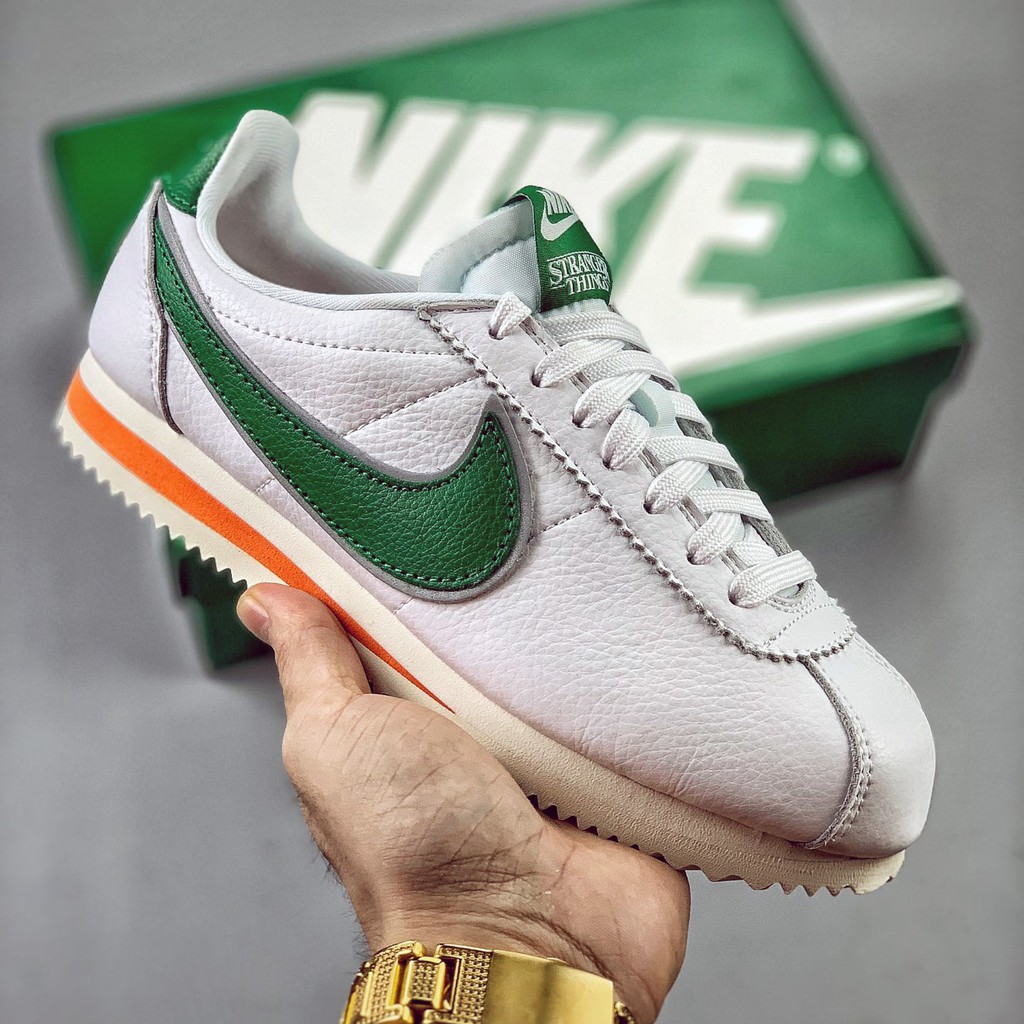 green nike cortez mens