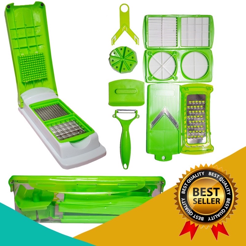 Kitchen Utensils Food Fruits Cutter Dicer Slicer Peeler Grater Complete
