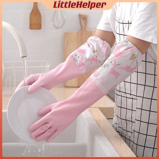 00502 Handi-Works in The Pink 12 Pairs of Small Pink Latex Household Gloves 