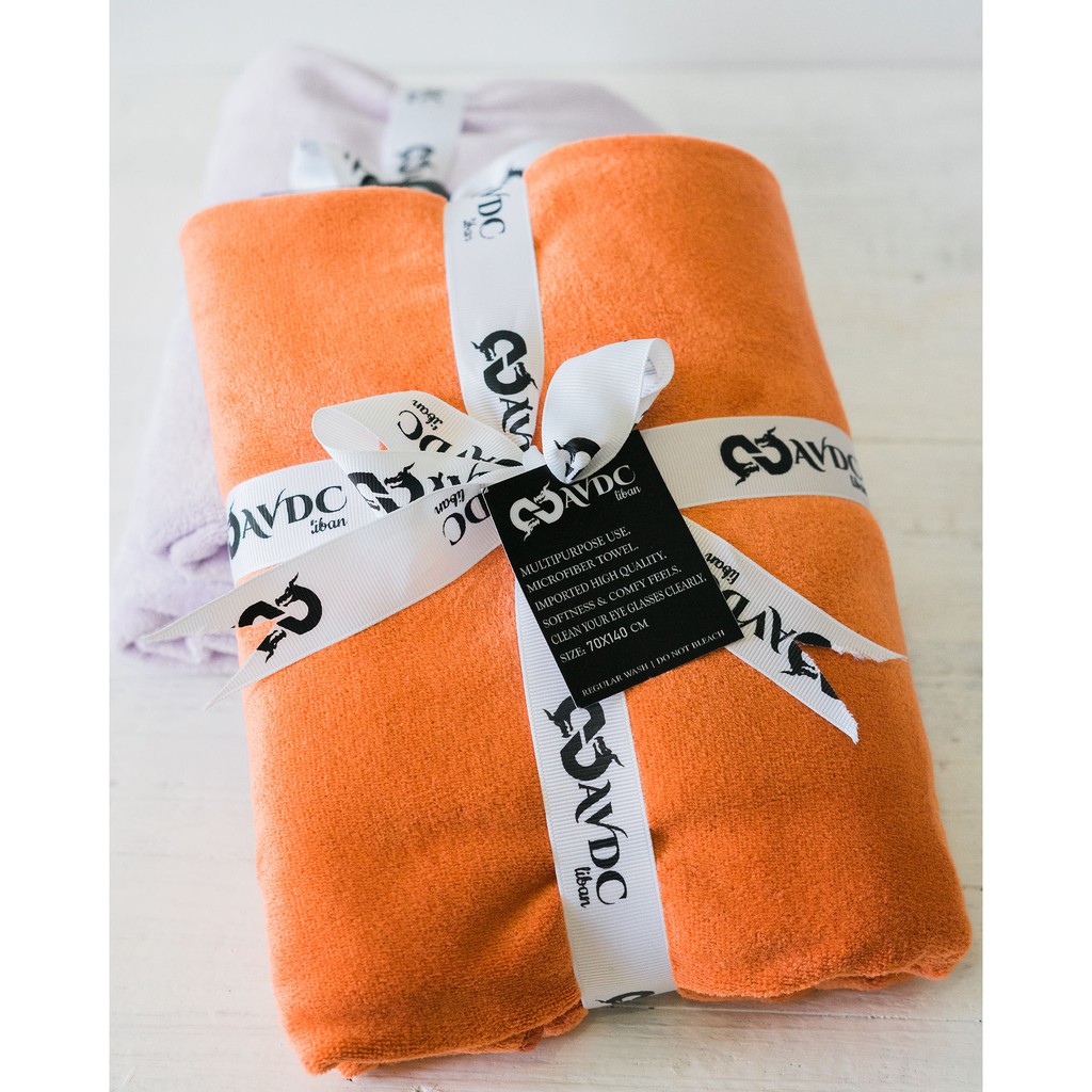 ORANGE | AVDC | Most Absorbent Microfiber Bath Towels ...