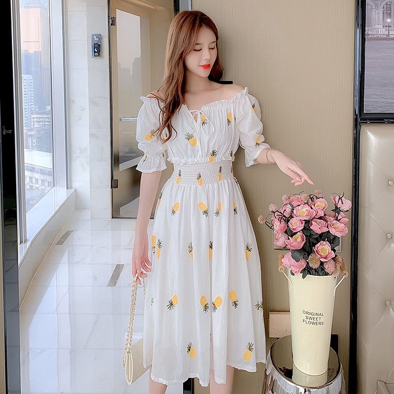 v neck dress shopee