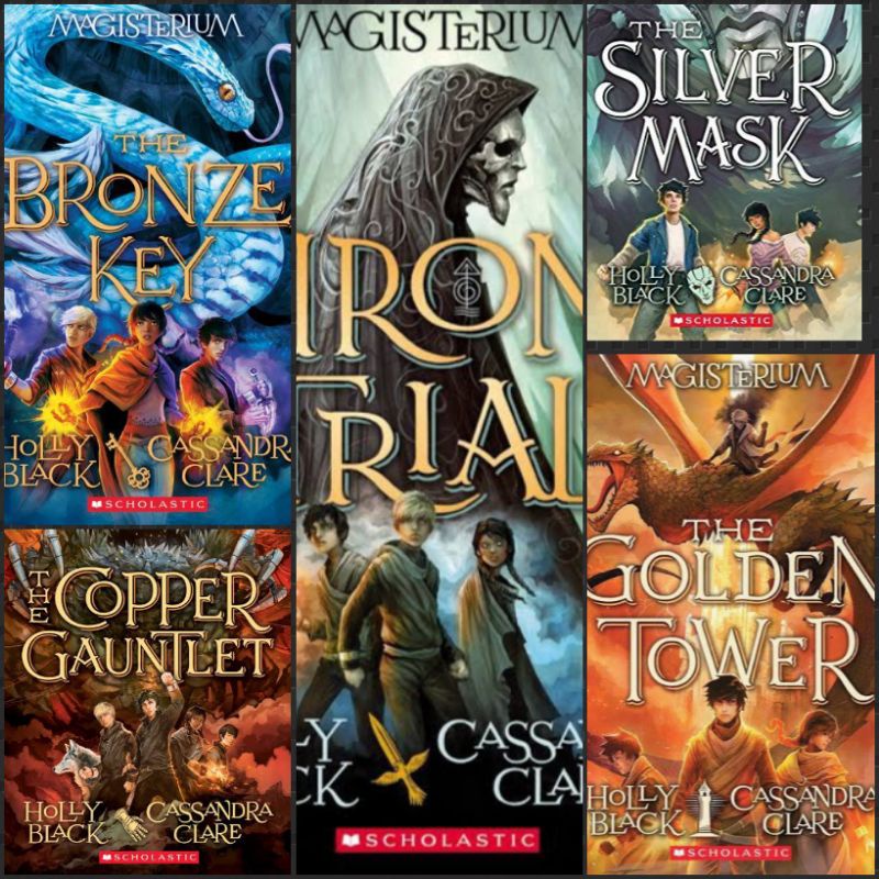 Magisterium Series The Iron Trail The Copper Gauntlet The Golden Tower ...