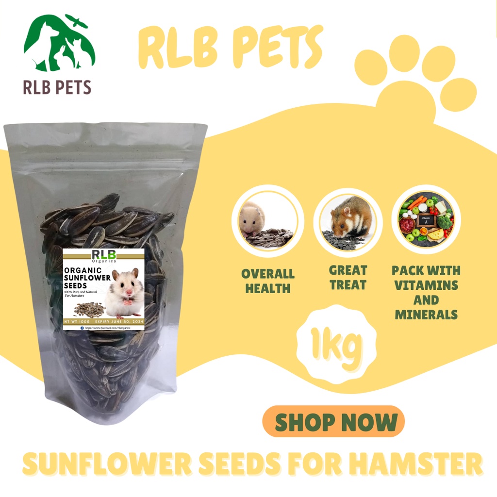 Sunflower Seeds for Hamsters Hamster Treat Striped Sunflower Seed Raw